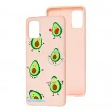Чехол для Samsung Galaxy A51 (A515) Wave Fancy sports avocado / pink sand