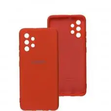 Чехол для Samsung Galaxy A32 (A325) Silicone Separate camera красный