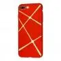 Чехол Cococ для iPhone 7 Plus / 8 Plus красный полосы