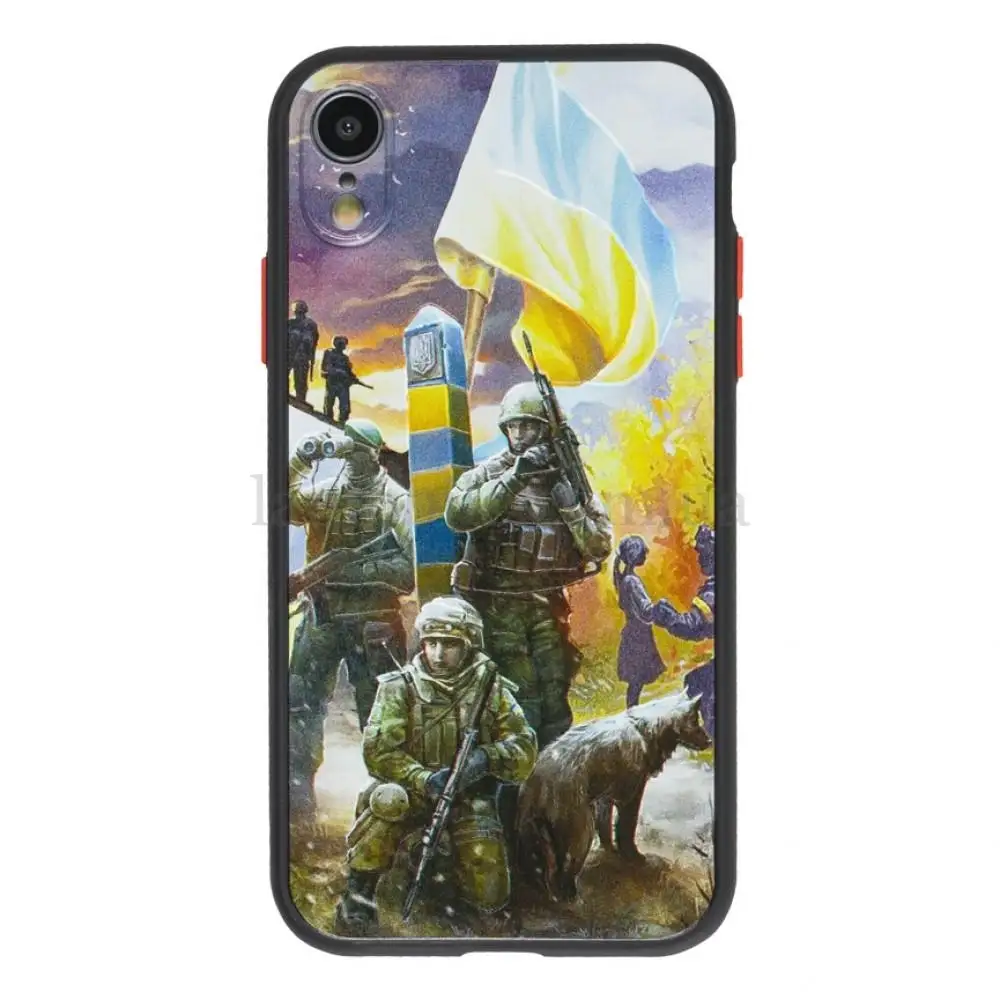 Чехол для iPhone Xr WAVE Ukraine Shadow Matte defenders of ukraine