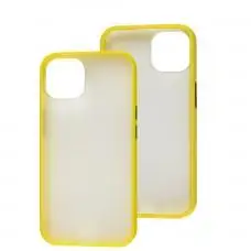 Чохол для iPhone 14 LikGus Maxshield жовтий