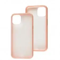 Чохол для iPhone 14 LikGus Maxshield персиковий
