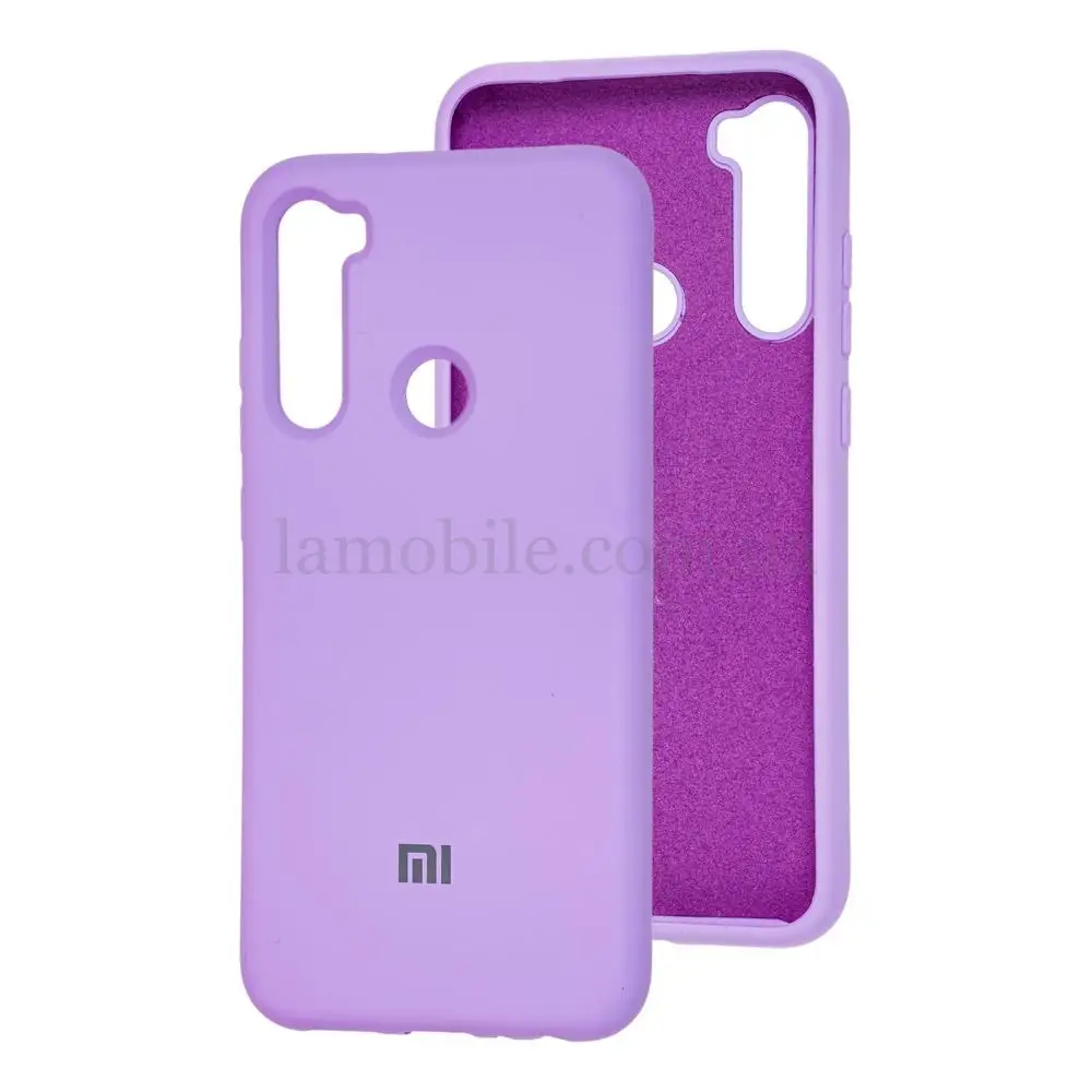 Чохол для Xiaomi Redmi Note 8 Silicone Full світло-бузковий