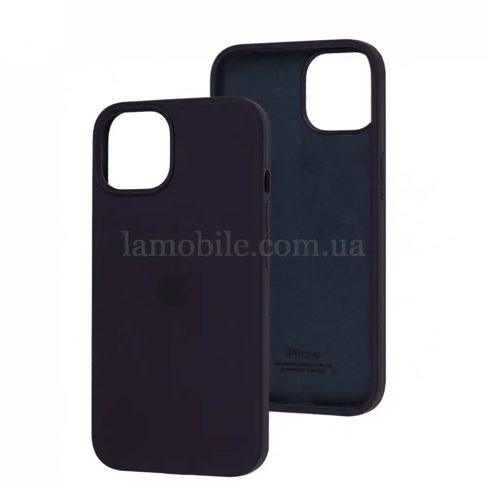 Чохол для iPhone 13 / 14 Square Full silicone elderberry