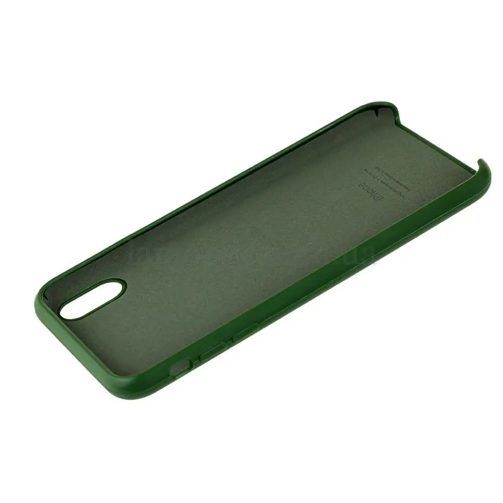 Чохол silicone case для iPhone Xs Max atrovirens