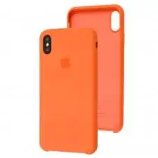 Чехол silicone для iPhone Xs Max case orange