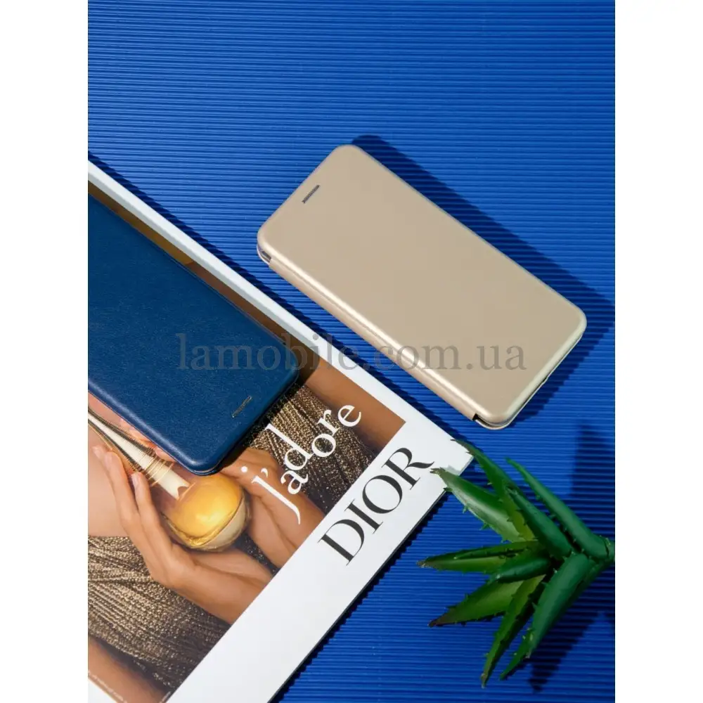 Чехол книжка Premium для Samsung Galaxy A34 (A346) темно-синий