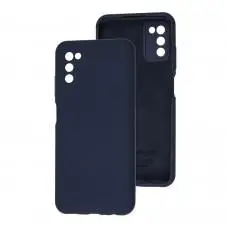 Чехол для Samsung Galaxy A03s (A037) Wave Full синий / midnight blue