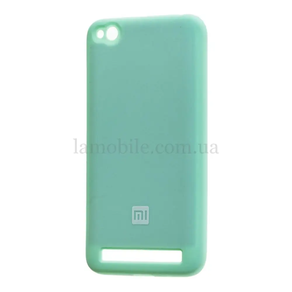 Чехол для Xiaomi Redmi 5a Silicone cover бирюзовый