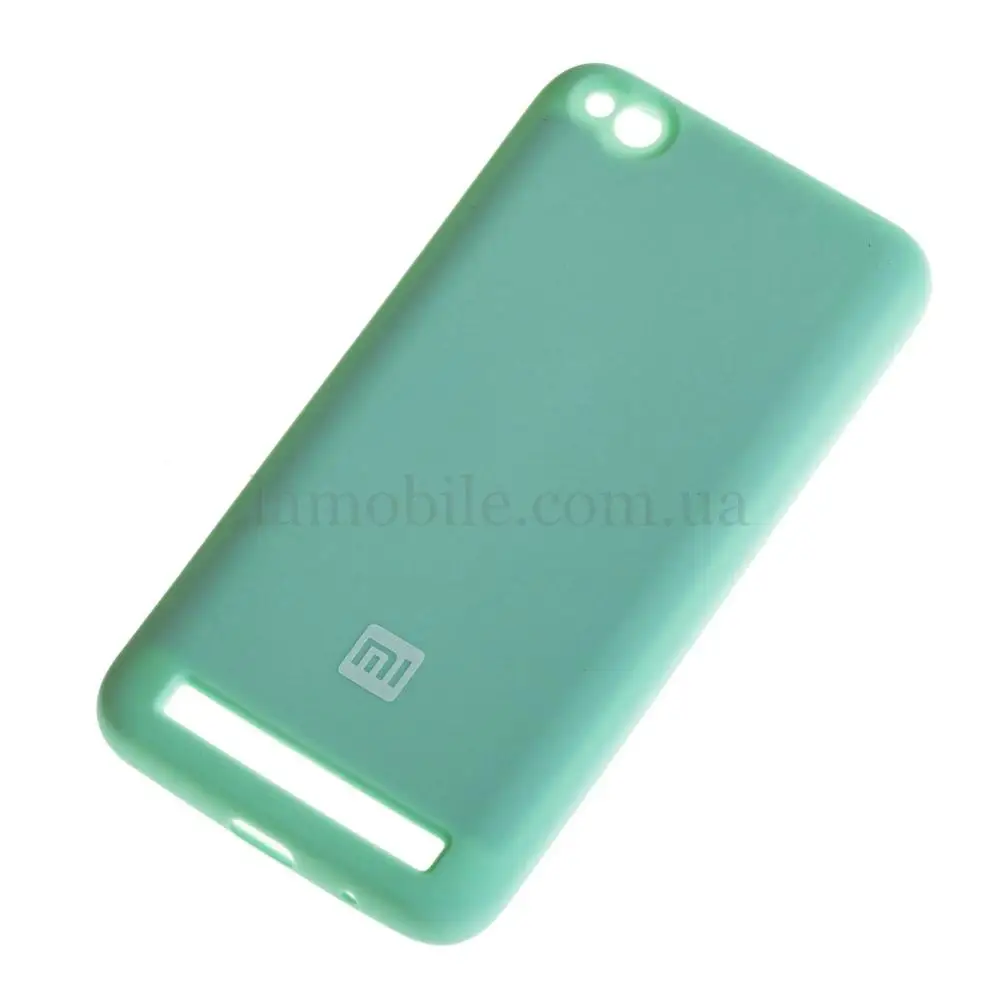 Чехол для Xiaomi Redmi 5a Silicone cover бирюзовый