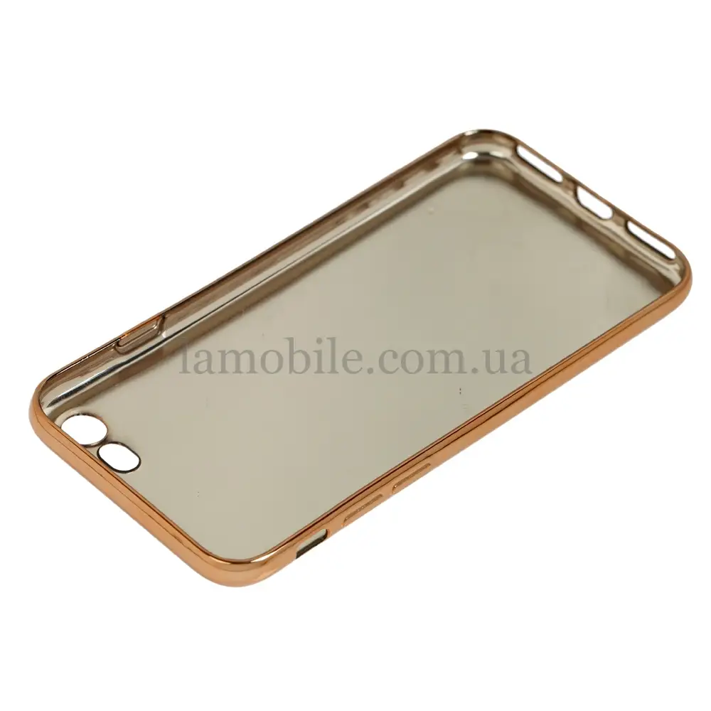 Чохол Remax для iPhone 7/8 Honey cell з окантовкою золотистий