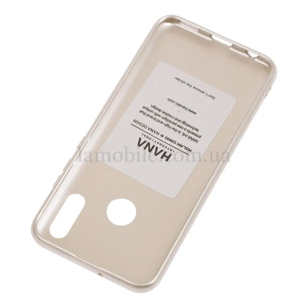 Чехол Molan Cano для Huawei P Smart 2019 глянец золотистый