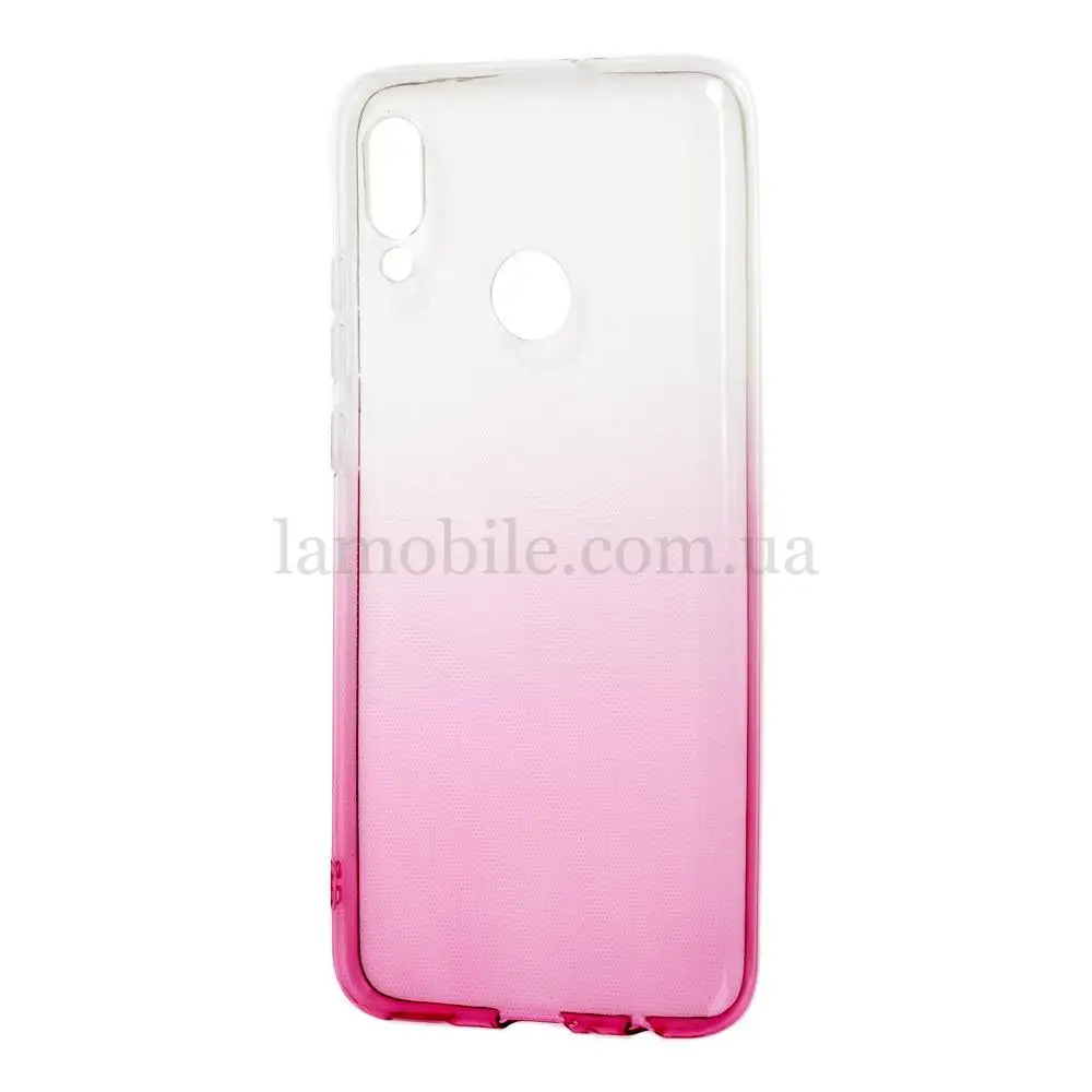 Чохол для Huawei P Smart 2019 Gradient рожево-білий