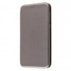 Чехол книжка Premium для Samsung Galaxy J3 2016 (J320) серый