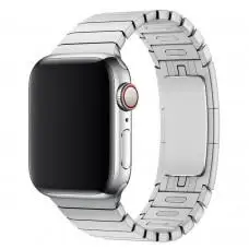 Ремешок для Apple Watch 38mm / 40mm 1-bead metal серебристый