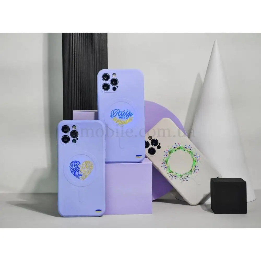 Чехол для iPhone 13 Pro Max WAVE Ukraine with MagSafe stay with ukraine