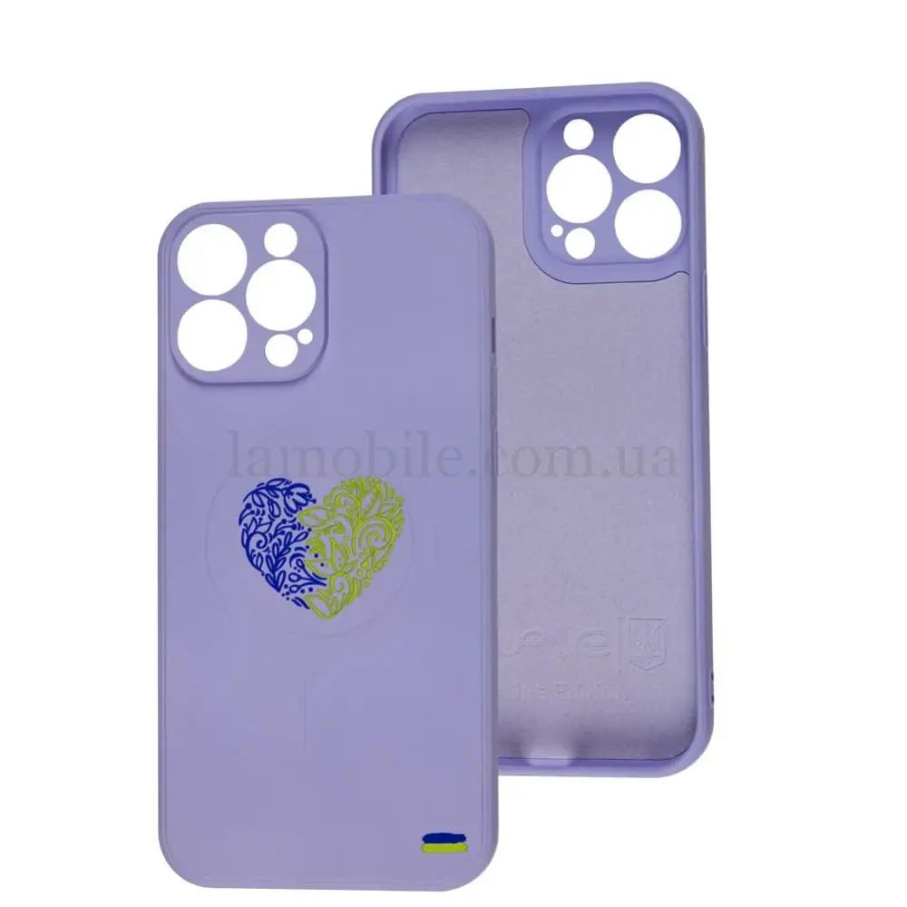 Чехол для iPhone 13 Pro Max WAVE Ukraine with MagSafe ukraine heart