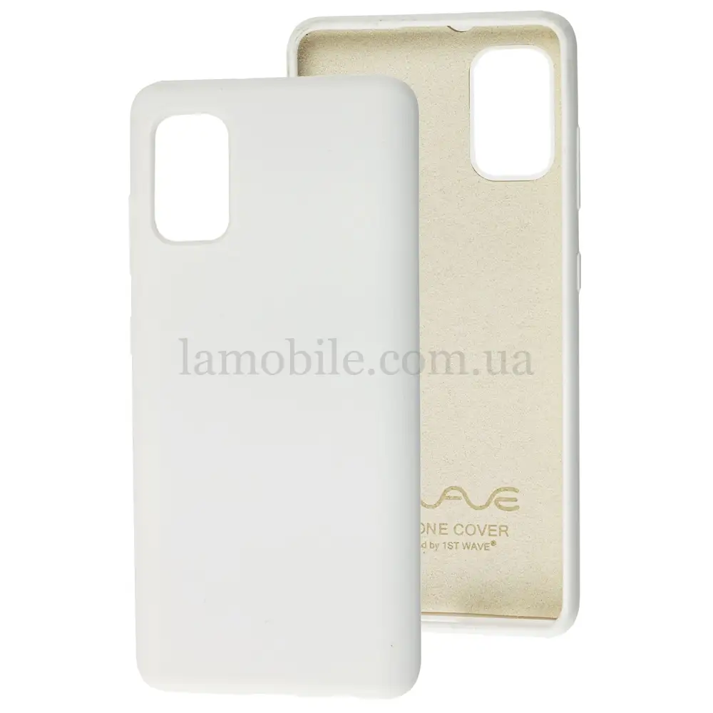 Чехол для Samsung Galaxy A41 (A415) Wave Full белый