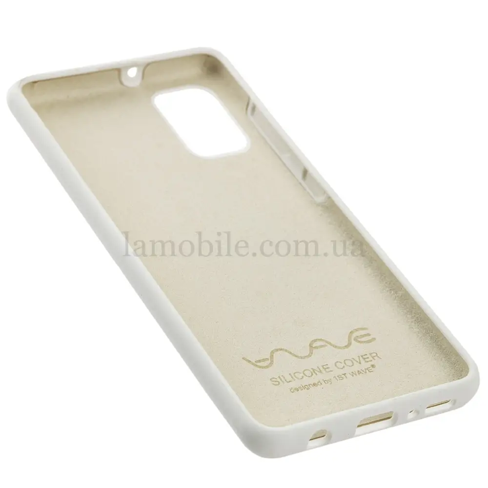 Чехол для Samsung Galaxy A41 (A415) Wave Full белый
