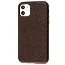 Чехол для iPhone 11 Grainy Leather коричневый