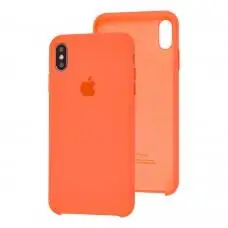 Чохол Silicone для iPhone Xs Max Premium nectarine