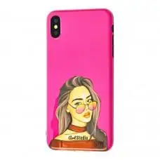 Чехол для iPhone Xs Max ArtStudio Girls Power "girl" розовый