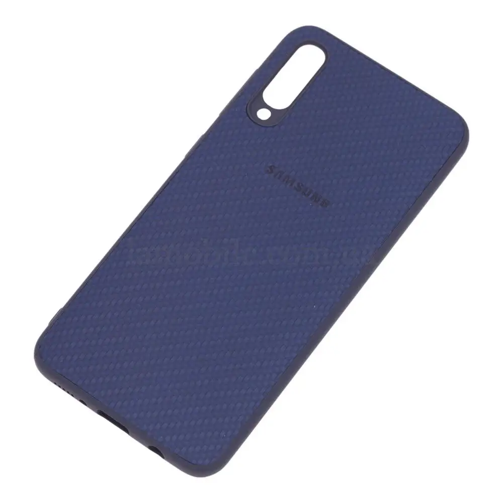 Чехол для Samsung Galaxy A50 / A50s / A30s Carbon New синий