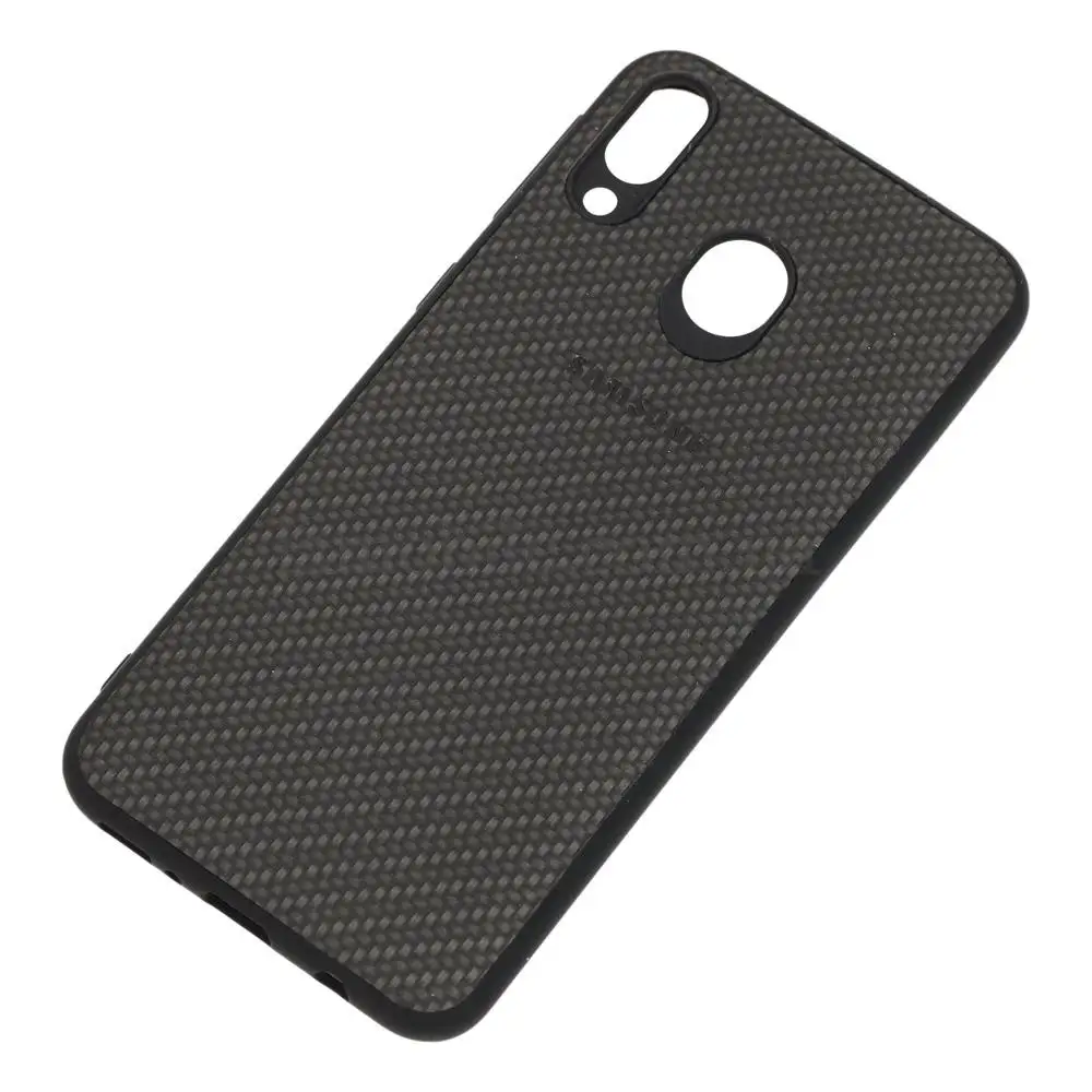 Чехол для Samsung Galaxy M20 (M205) Carbon черный