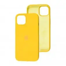 Чохол для iPhone 13 / 14 Square Full silicone жовтий / sunflower