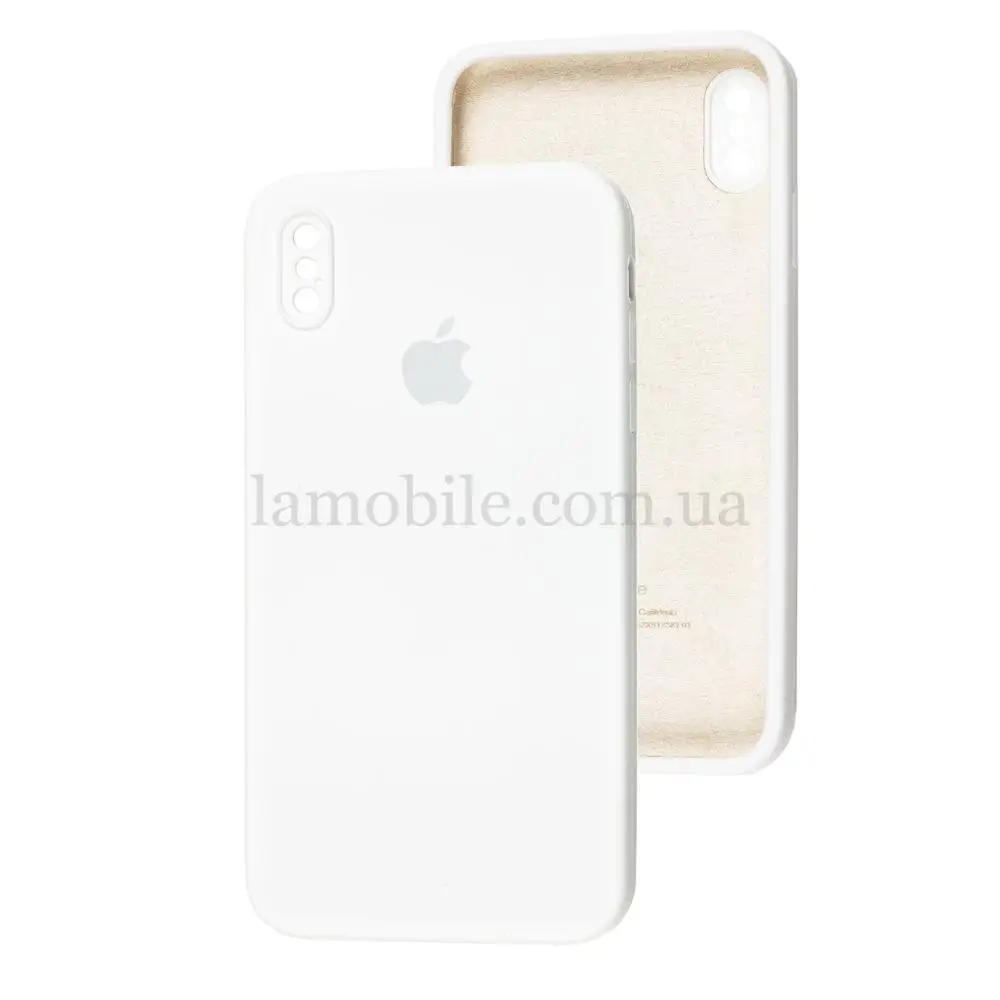 Чохол для iPhone Xs Max Square Full camera білий