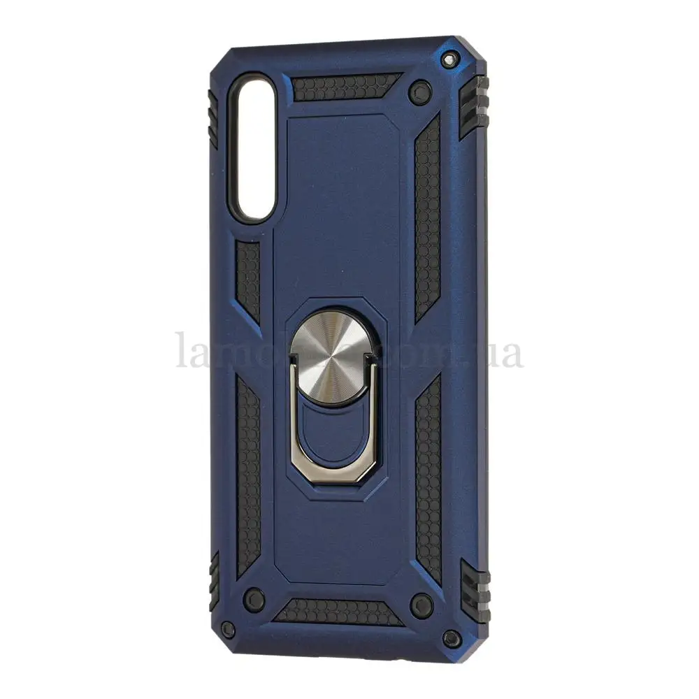 Чехол для Samsung Galaxy A50 / A50s / A30s Serge Ring ударопрочный синий