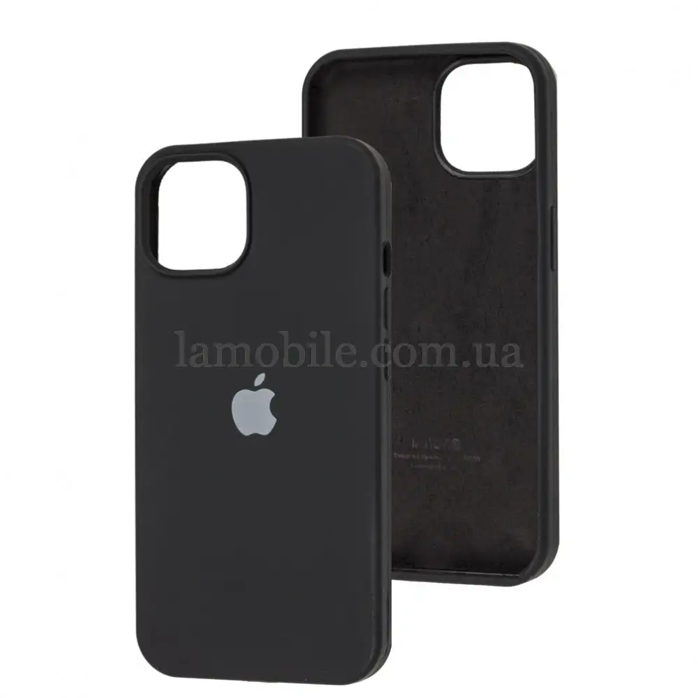 Чехол для iPhone 14 Silicone Full черный