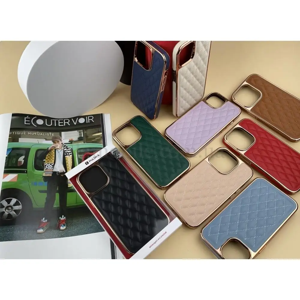 Чохол для iPhone 13 Pro Puloka leather case red