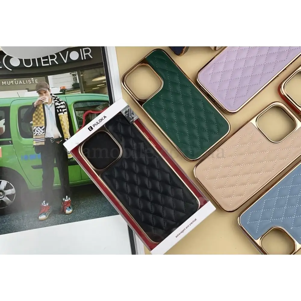Чохол для iPhone 13 Pro Puloka leather case red