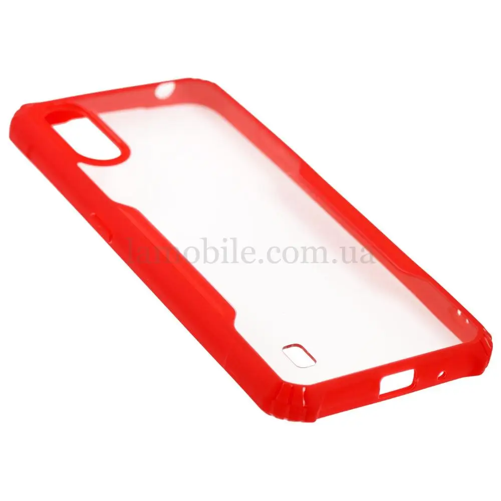 Чохол для Samsung Galaxy A01 (A015) Defense shield silicone червоний
