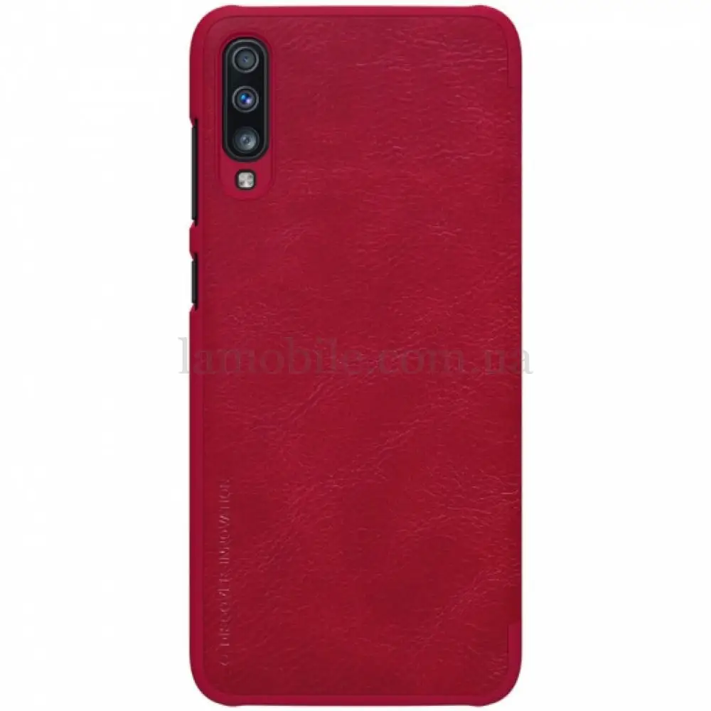 Чохол книжка Samsung Galaxy A70 (A705) Nillkin Qin series червоний