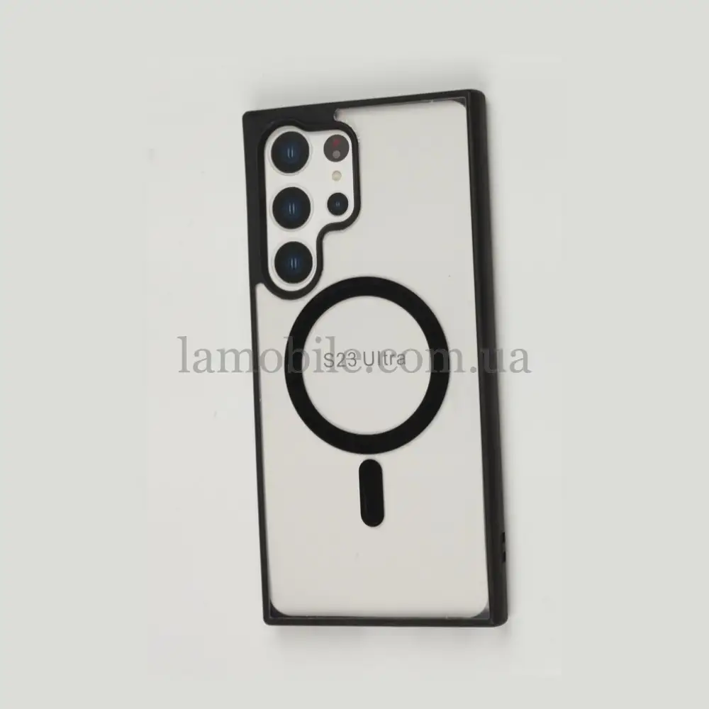 Чохол для Samsung Galaxy S23 Ultra (S918) Berlia Color MagSafe black