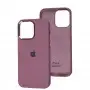 Чохол для iPhone 14 Pro Max New silicone Metal Buttons black currant