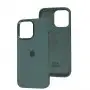 Чехол для iPhone 14 Pro Max New silicone Metal Buttons pine green