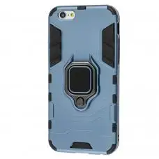 Чохол для iPhone 6/6s Transformer Ring удароміцний з кільцем сірий
