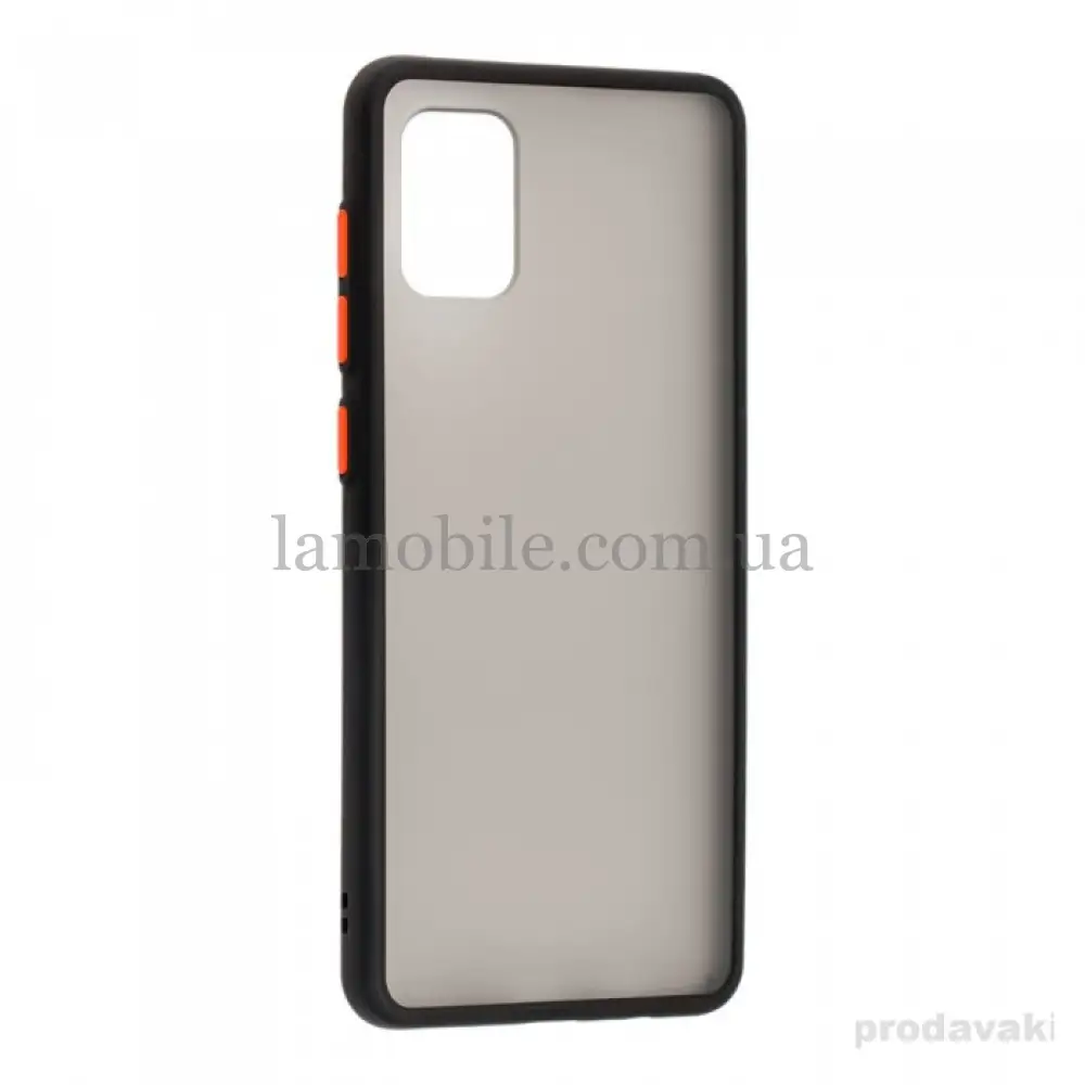 Чохол для Samsung Galaxy A31 (A315) LikGus Totu camera protect чорний / червоний