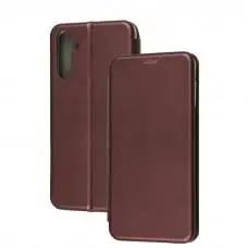 Чехол книжка Premium для Samsung Galaxy A24 (A245) бордовый