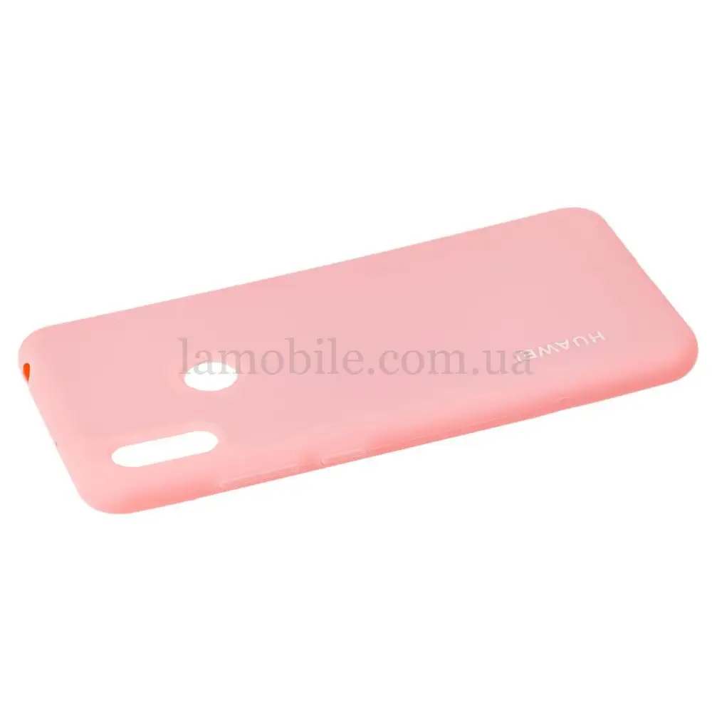 Чехол для Huawei Y6 2019 Silicone cover розовый