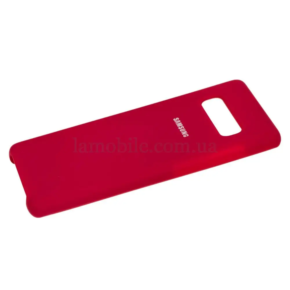 Чохол Samsung Galaxy S10+ (G975) Silky Soft Touch "вишневий"