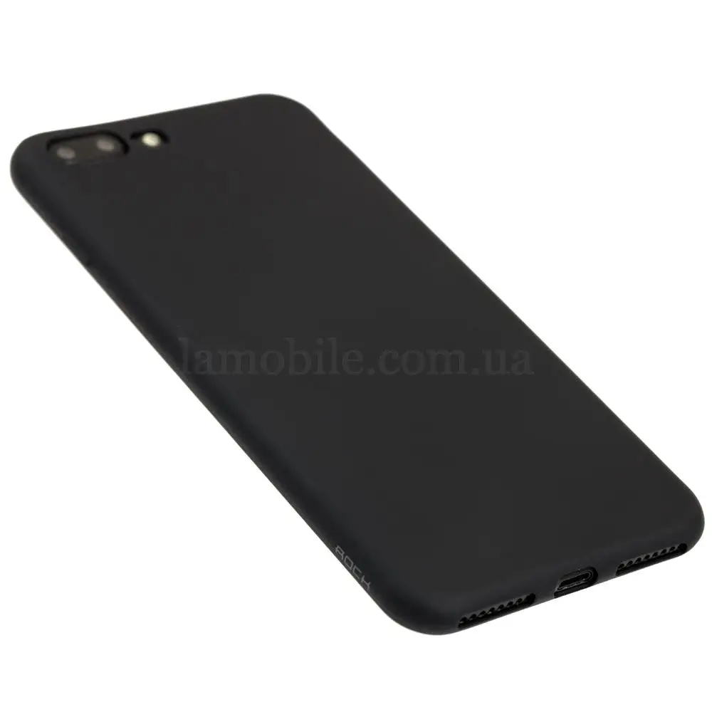 Чехол Rock для iPhone 7 Plus / 8 Plus матовое покрытие черный