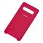 Чохол Samsung Galaxy S10 (G973) Silky Soft Touch вишневий