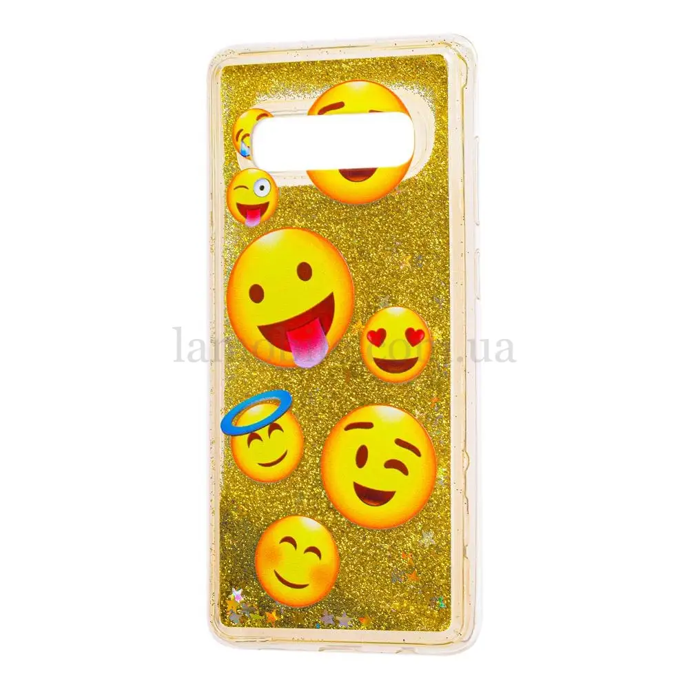 Чохол для Samsung Galaxy S10 (G973) Блискучі вода "смайл"