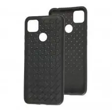 Чехол для Xiaomi Redmi 9C / 10A Weaving черный