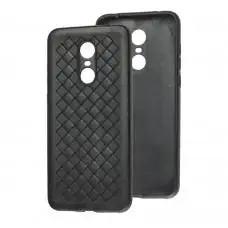 Чехол для Xiaomi Redmi 5 Plus Weaving черный