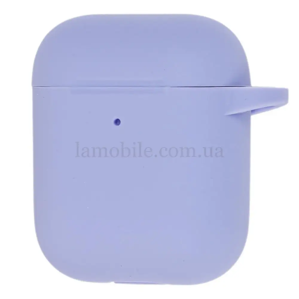 Чехол для AirPods Silicone New light purple